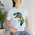 Stained Glass Velociraptor - Short Sleeve Tee